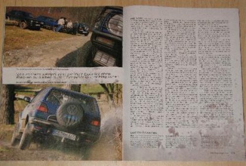 VW Golf Country in der YOUNGTIMER Spezial-Ausgabe 1/05 der Zeitschrift Motor Klassik