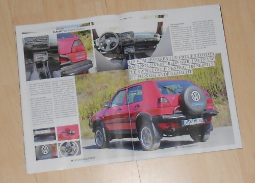 VW Golf Country in Yountimer Welt 2/2013